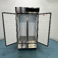 LabRepCo Double Door Stainless Steel Refrigerator image 3